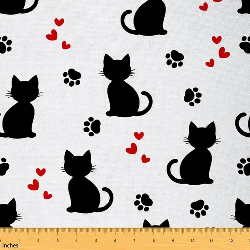 Vista 8 de Tela de camping feliz por The Yard, tela de tapicería de cámper para sillas, tela decorativa de coche de dibujos animados para exteriores, tela