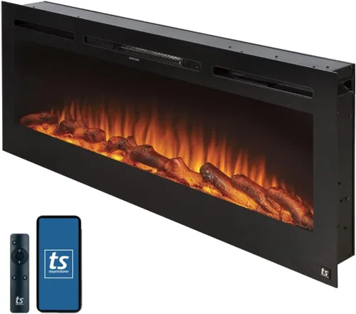 Vista 19 de Touchstone Sideline - Chimenea eléctrica empotrable