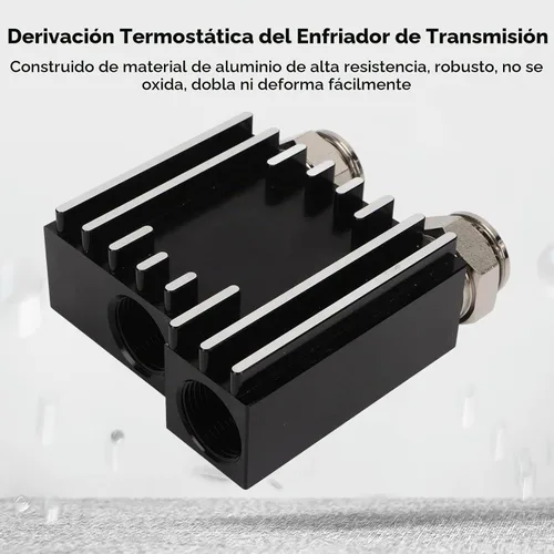 Vista 4 de Enfriador de transmisión termostática Bypass Upgrade para Dodge Ram 2500 3500, para Cummins 68RFE 6.7L
