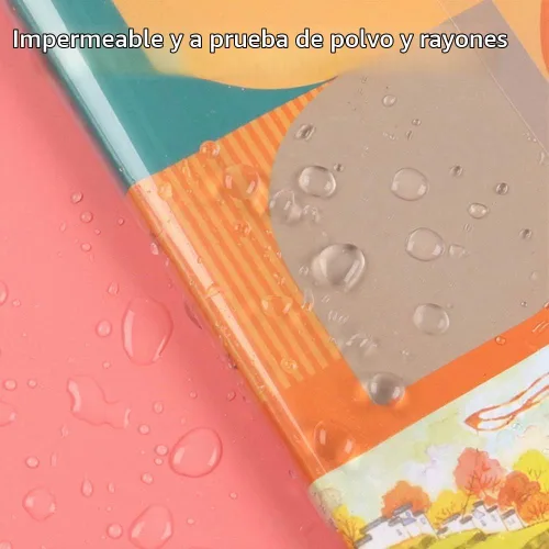 Vista 5 de EULANT 10 fundas de plástico transparente con cierre autoadhesivo ajustable, cubierta transparente para chaqueta, tamaño 16K para libros de 7.5 x