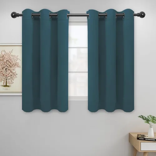 Vista 256 de Easy-Going - Cortinas opacas para dormitorio, aislamiento térmico sólido con ojales, cortinas de ventana para reducción de ruido, cortinas