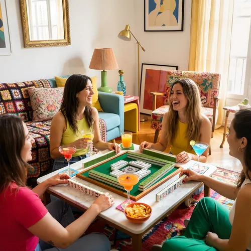 Vista 6 de Purpeak 8 posavasos de diamante Mahjong DIY pintura de diamantes posavasos arte Mah Jong posavasos con soporte para taza Mahjong mesa de bebidas