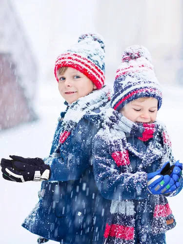 Vista 6 de 6 pares de guantes de esquí impermeables para niños, guantes de nieve cálidos para invierno, guantes térmicos para deportes al aire libre