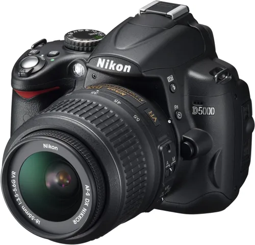 Vista 7 de Nikon D5000 cámara réflex digital 12.3MP DX con lente de 18-55mm f/3.5-5.6G VR y LCD de ángulo variable de 2.7 pulgadas