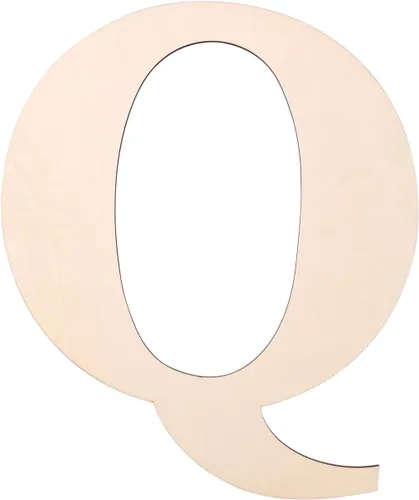 Vista 5 de Letras de madera de 12 pulgadas y letras de madera en blanco de 1/5 pulgadas de grosor sin terminar para pintura, manualidades y decoración de pared