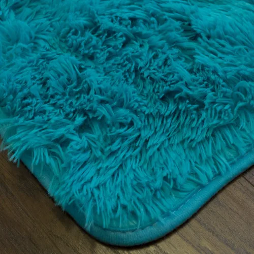 Vista 4 de Alfombra decorativa de piel sintética de 4 x 5 pies, ultra suave y lujosa, libre de crueldad, respetuosa con el medio ambiente, antideslizante