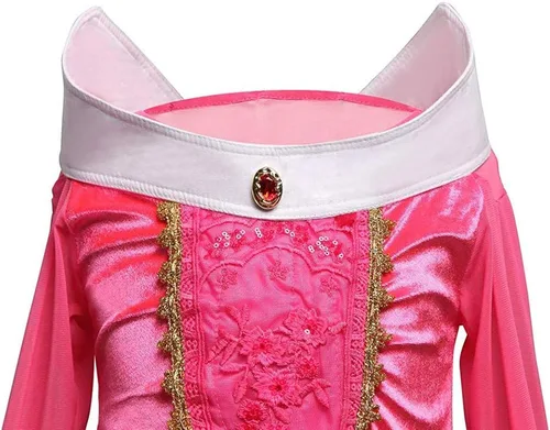 Vista 3 de MYZLS Disfraz de princesa para niñas, vestido de fiesta de Halloween para niñas