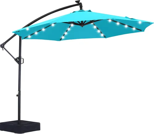 Vista 28 de ABCCANOPY Sombrillas voladizas prémium de 9 pies para patio