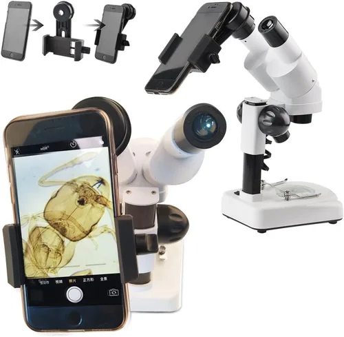 Vista 8 de Adaptador de cámara para teléfono inteligente - Tubo ocular de microscopio 0.9 in, ocular de microscopio 16X incorporado