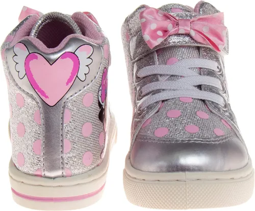 Vista 3 de Tenis de Minnie Mouse para niñas zapatos deportivos de lona casuales de alta calidad para niños bebéniño pequeño talla 6 12