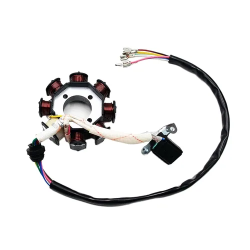 Vista 5 de PRO BAT Arnés de cableado eléctrico completo Cable CDI Bobina Conjunto de estator de 8 polos para vehículos de 4 ruedas Stroke ATV Quad Pit Dirt