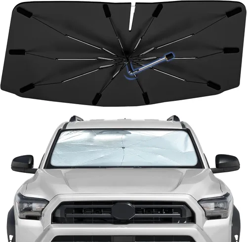 Vista 12 de Sombrilla Parasol para Parabrisas para Mazda 3 2014-2026, Parasol Plegable para Coche para Ventana Delantera, Visera Protectora Solar Altamente