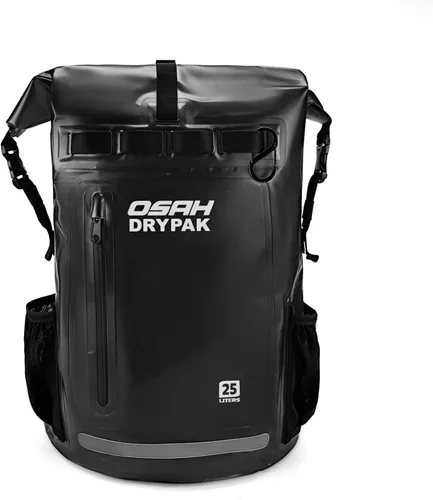 Vista 26 de Waterproof Dry Bag Backpack 25L/35L/55L/85L, Roll-Top Heavy Duty Rucksack Black