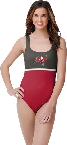 Vista 35 de FOCO Traje de baño de una pieza con logotipo del equipo de la NFL para mujer