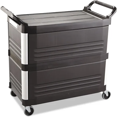 Vista 3 de Rubbermaid Commercial Products Xtra - Carrito utilitario con ruedas, capacidad de 300 libras, 20 pulgadas de ancho x 40-5/8 pulgadas de profundidad