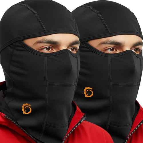 Vista 14 de Pasamontañas para motocicleta, máscara facial , osfa, Negro