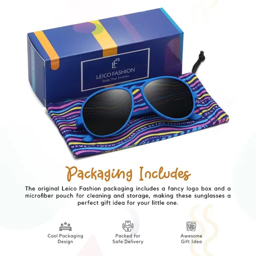 Vista 4 de Lentes de sol aviadores con protección UV400 para bebés y niños de 0 a 4 años