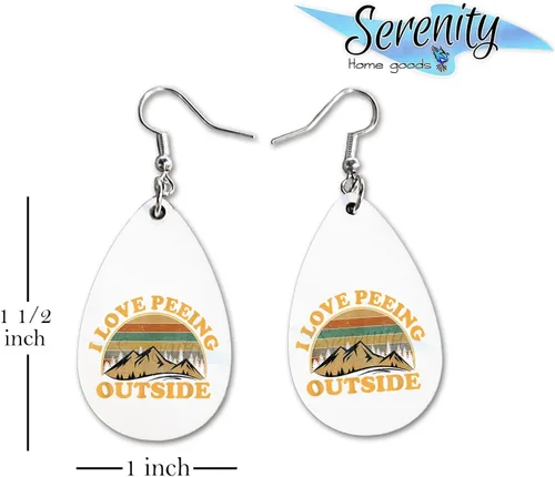Vista 26 de Van Gogh - Juego de aretes colgantes divertidos Lindos aretes de joyería para niñas y mujeres Impresión de doble cara Regalo de cumpleaños
