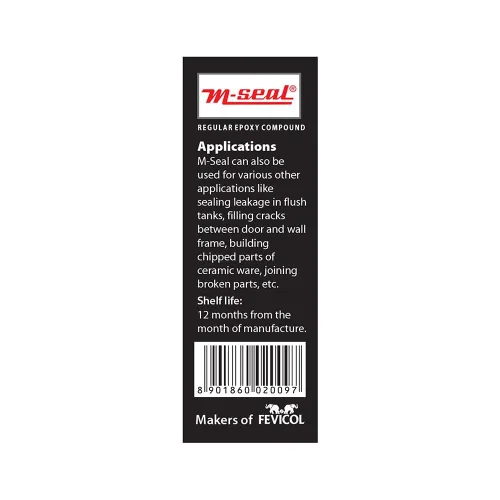 Vista 3 de Pidilite M-SEAL REGULAR EPOXY COMPOUND 1 x 0.88 oz - Sellos - Uniones - Fijaciones - Construye