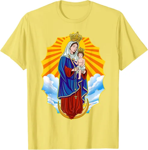 Vista 34 de Chinita Chiquinquira Venezuela Maracaibo Virgen Chiquinquira Chinita Zulia Camiseta negra
