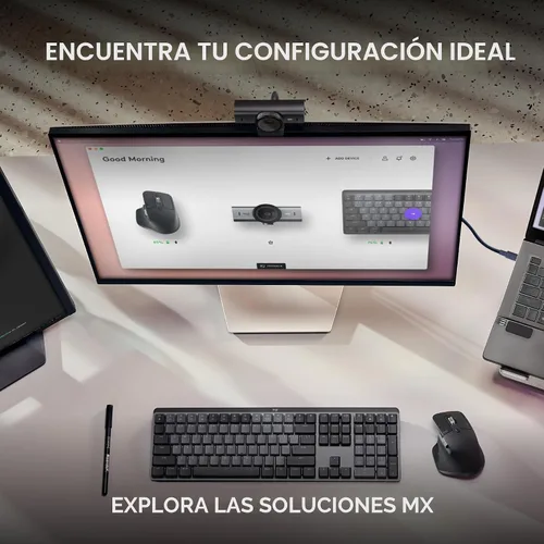 Vista 9 de Logitech MX Brio Ultra HD 4K Cámara web de colaboración y transmisión, 1080p a 60 FPS, modo Show, funciona con Microsoft Teams, Zoom, Google Meet