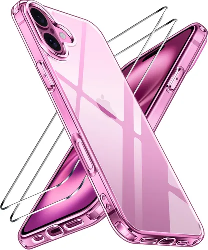 Vista 27 de ivoler Estuche 3 en 1 para iPhone 17 de 6.3" 2025 con 2 protectores de pantalla de vidrio templado [Protección de grado militar], parte trasera