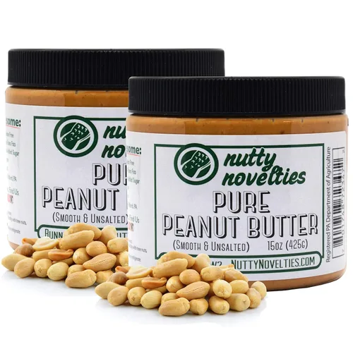 Vista 21 de Nutty Novelties Mantequilla de maní picante con miel de habanero - Alta en proteínas, baja en azúcar, mantequilla de maní saludable - Maní