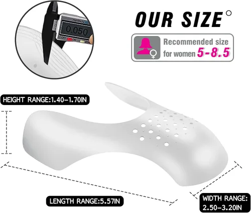Vista 6 de Doni 2 Pair Crease Protector for Air Force Shoes, Sneaker Shoes Protectors Against Shoe Creases
