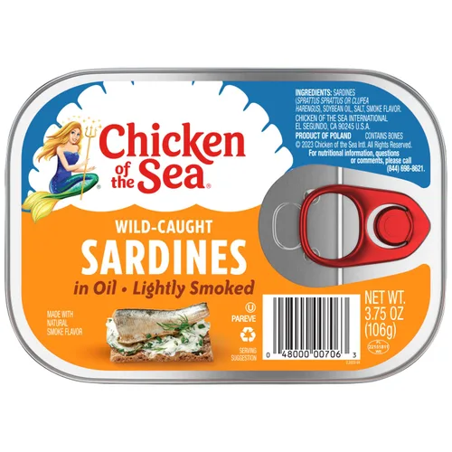 Vista 11 de Chicken of the Sea - Sardinas en salsa picante de Louisiana, 3.53 onzas. Paquete (Caja de 36), Sardinas capturadas en el medio silvestre