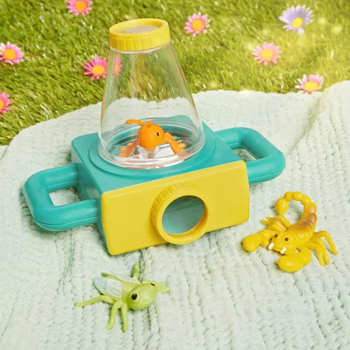 Vista 8 de B. toys Itty-Bitty - Juguete científico de doble cara para niños, verano