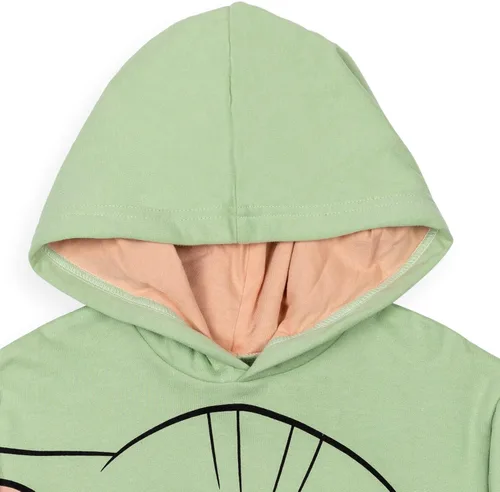 Vista 2 de STAR WARS The Mandalorian Baby Grogu - Sudadera con capucha de forro polar