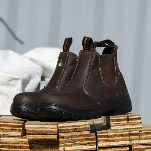 Vista 4 de MooseLog Botas de seguridad de trabajo con punta de acero para mujer 925