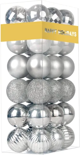 Vista 76 de Esferas pequeñas de bronce de 1.6 pulgadas para decoración del árbol de Navidad, adornos inastillables para cumpleaños, Halloween, vacaciones, boda