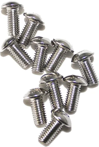 Vista 3 de 100 piezas M4-0.70 x 6 mm Tornillos de cabeza de botón con casquillo hexagonal, acero inoxidable 18-8, llave hexagonal Allen, ISO 7380