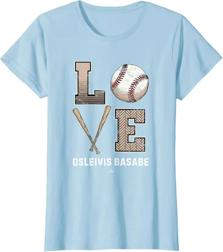 Vista 3 de Baseball Love Osleivis Basabe Prospect Baseball Fan Gear T-Shirt