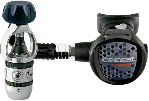 Vista 2 de Cressi Regulador de Buceo de Uso Intenso Pistón 1ª Etapa, Segunda Etapa Compacta AC2/Compacto: Hecho en Italia Cressi Scuba Regulator