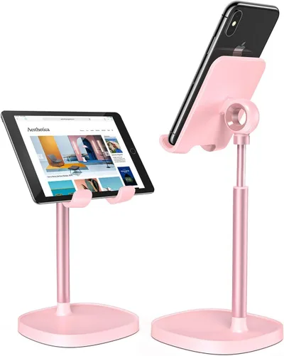 Vista 15 de LISEN - Soporte para teléfono celular, ajustable, accesorios para escritorio de oficina, para todos los teléfonos iPhone, iPhone 15, Switch, Kindle