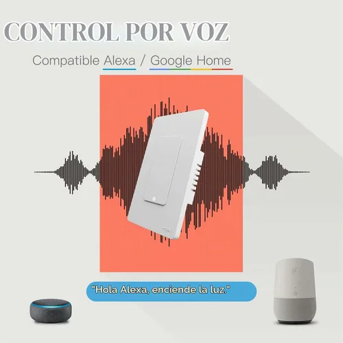 Vista 6 de MOES Interruptores inteligentes Zigbee de 2ª generación, sin cable neutro, interruptor de luz de un polo inteligente que requiere MOES Zigbee Hub