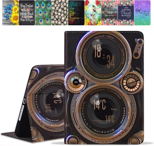 Vista 17 de Funda para iPad Mini 5/Mini 4, iPad Mini 1/2/3, Funda de piel sintética premium con función de encendido automático inteligente para iPad Mini 5ª/4ª