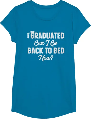 Vista 82 de Graduation Gift For Her Camiseta I Graduated Can I Go Back To Bed Now, Negro