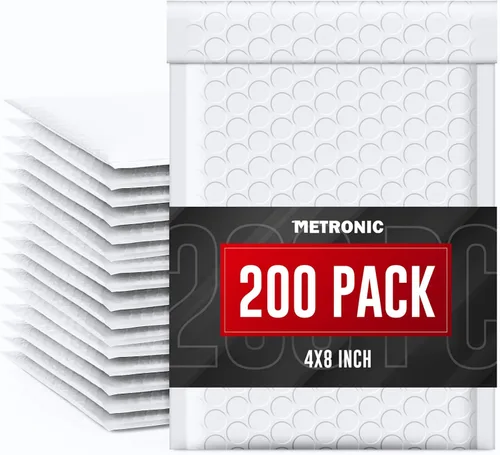 Vista 10 de Metronic Sobres de burbujas de 6 x 10 pulgadas, paquete de 100 sobres Azul