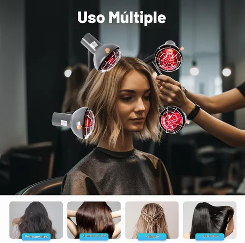 Vista 4 de Máquina de procesamiento de color de cabello infrarrojo con 5