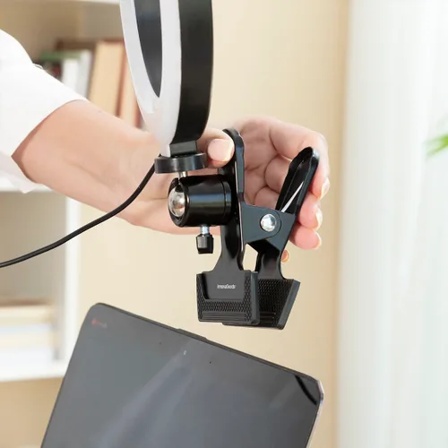 Vista 4 de Aro de Luz Selfie con Pinza de Soporte Lumahoop InnovaGoods