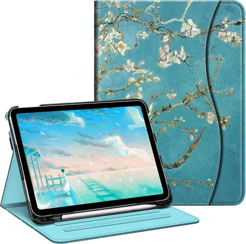 Vista 45 de Fintie Funda tipo libro para iPad (A16) de 11ª generación de 11 pulgadas Negro