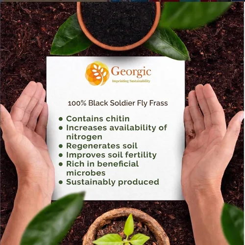 Vista 5 de Fertilizante orgánico para insectos – Alimento para plantas multiusos y enmienda del suelo, mejora la salud del suelo, desarrollo de raíces