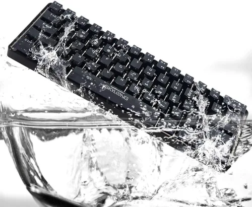 Vista 2 de SKYLOONG GK61 SK61 - Teclado mecánico de 60 %, teclas completas programables, RGB portátil, pequeño, compacto, impermeable, 61 teclas, interruptores