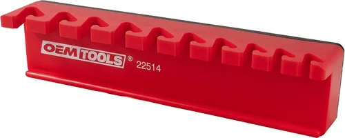 Vista 14 de OEMTOOLS 22513 Soporte magnético para llaves y organizador de herramientas, imán sostiene hasta 10 llaves en la mayoría de superficies metálicas