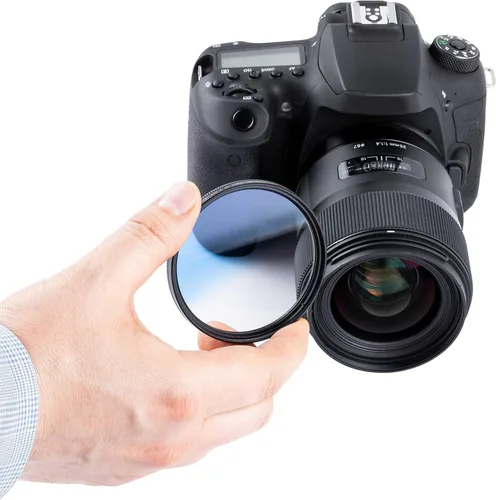 Vista 7 de Acuvar Kit de filtro de lente de color graduado de 1.929 in - Juego de 6 filtros degradados para lentes de cámara DSLR - Compatible con Canon