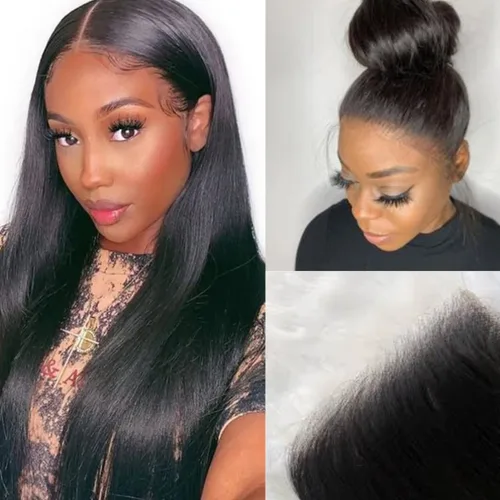 Vista 127 de Beauty Forever Yaki - Extensiones de cabello humano virgen mongol sin procesar, grado 12A, 3 paquetes de cabello humano virgen mongol sin procesar
