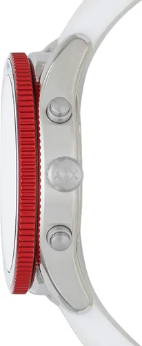 Vista 2 de Armani Exchange AX1832 - Reloj cronógrafo de cuarzo para hombre con correa de silicona